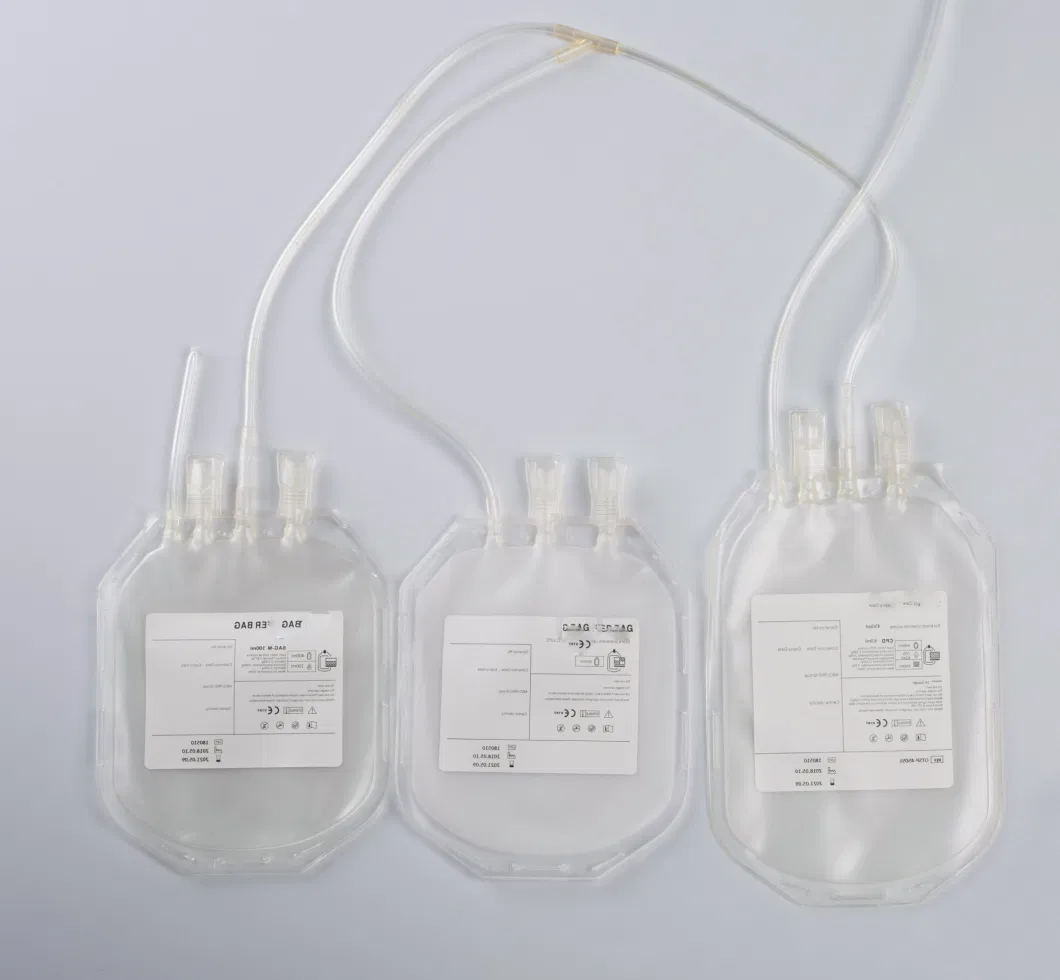 High Quality Disposable Medical Supply Sterile Double Blood Bag