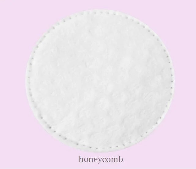 Stitching Edge White Round Puff Absorbent Cotton Pad Cosmetic