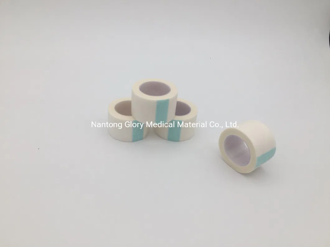 Micropore Adhesive Non-Woven Surgical Paper Tape with Plastic Spool Cover