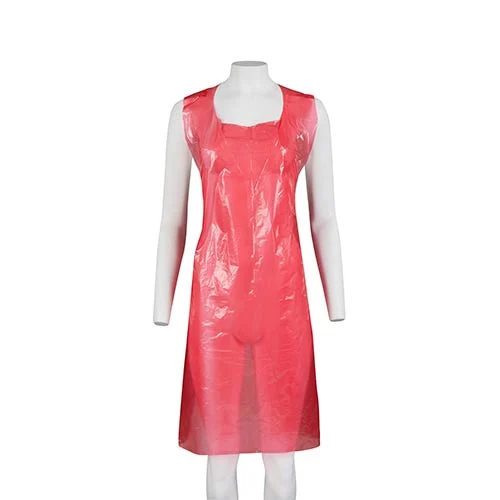 Disposable Plastic HDPE LDPE Home Cleaning Apron for Home Kitchen