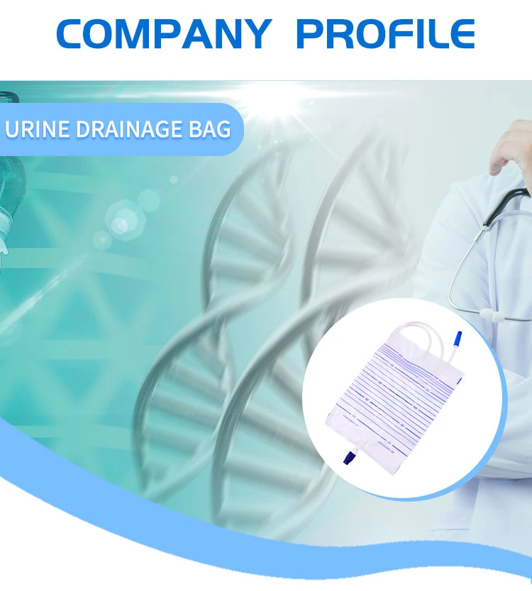 Customized Adult Luxury Urine Bag Medical Luxury Urinary Drainage Bag with Pull Push Valve