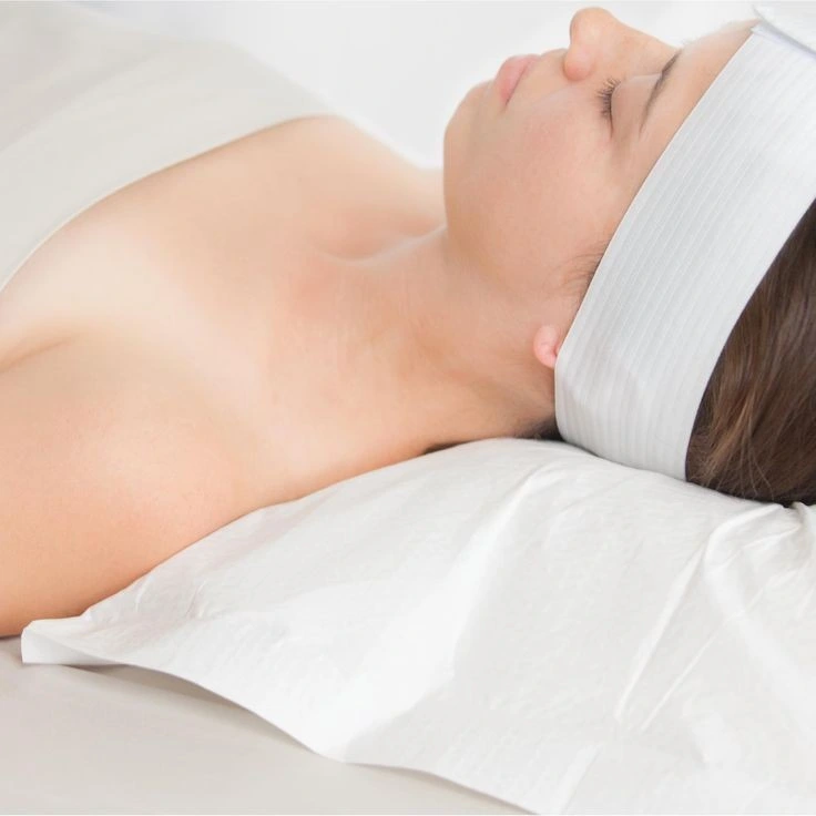 Disposable PP Nonwoven Waterproof Clean and Safe SPA Essentials Pillow Case Cover