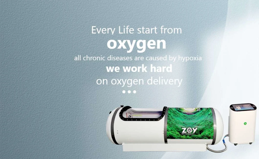 Zoy Hard Oxygen Chamber Hbot Portable Hyperbaric Camera Sleep Bag Oxygen Therapy Chamber Cost for Hospital/SPA Capsule/Home/Fitness Club