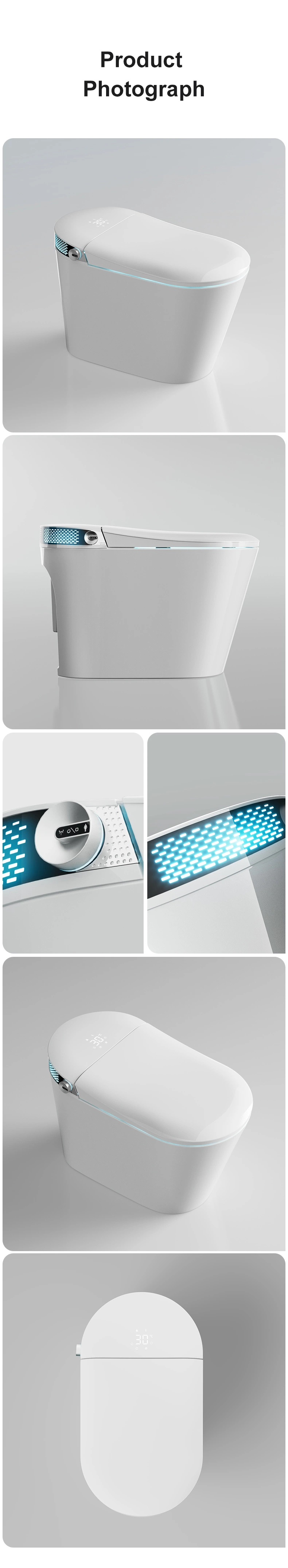 European Style Wc Smart Intelligent Toilet with Remote Control