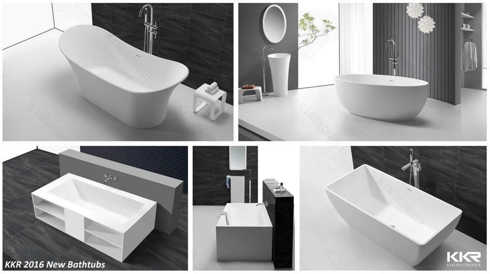 Modern Square Bath Tub Freestanding Bath for Hotel Project