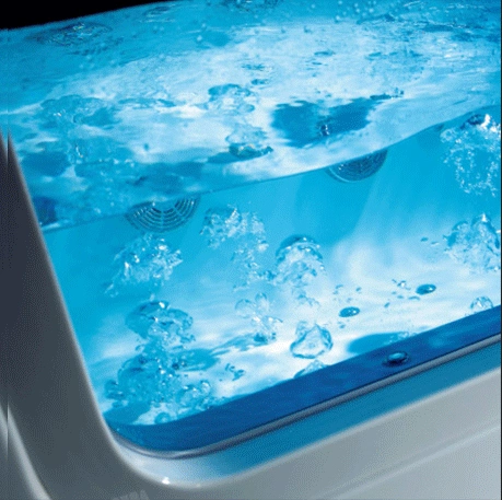 2 Person Whirlpool Acrylic Massage Bathtub Hotel Luxury Bath Freestanding Hydromassage