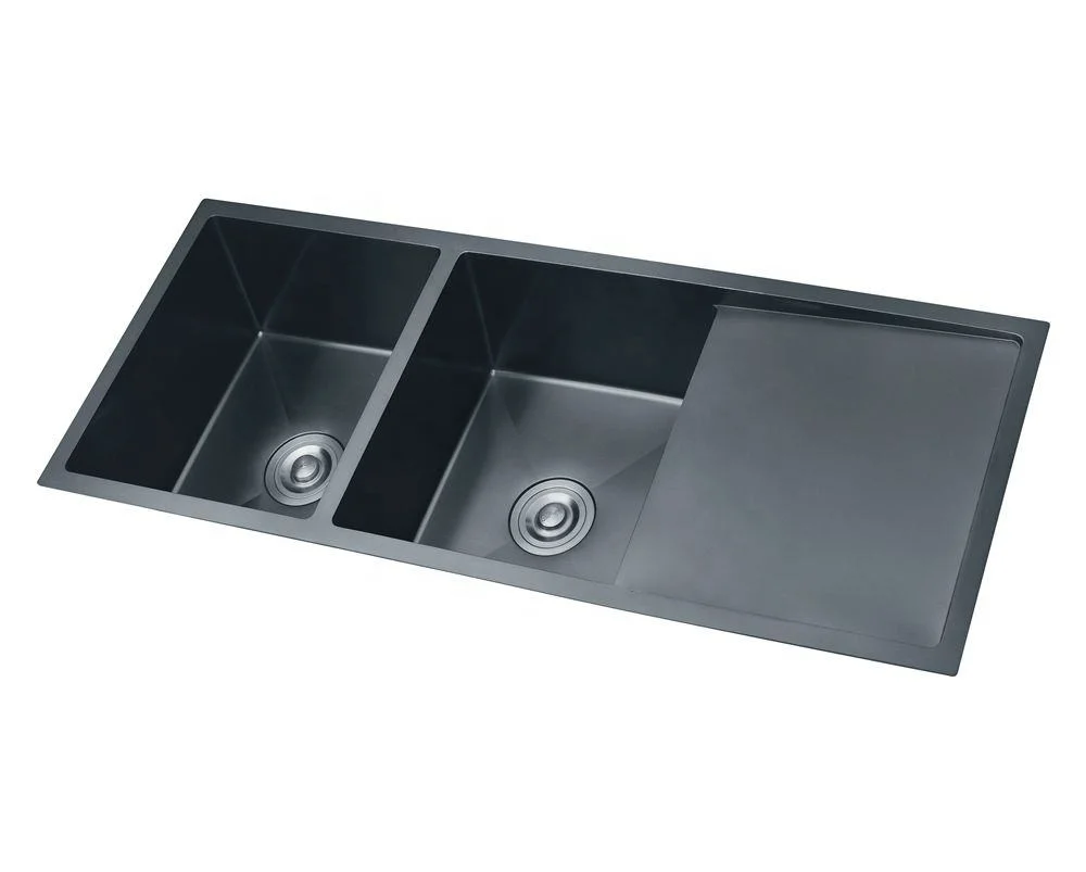 100X48cm Corner Kitchen Sinks Composite Farmhouse Gold Kitchen Sink