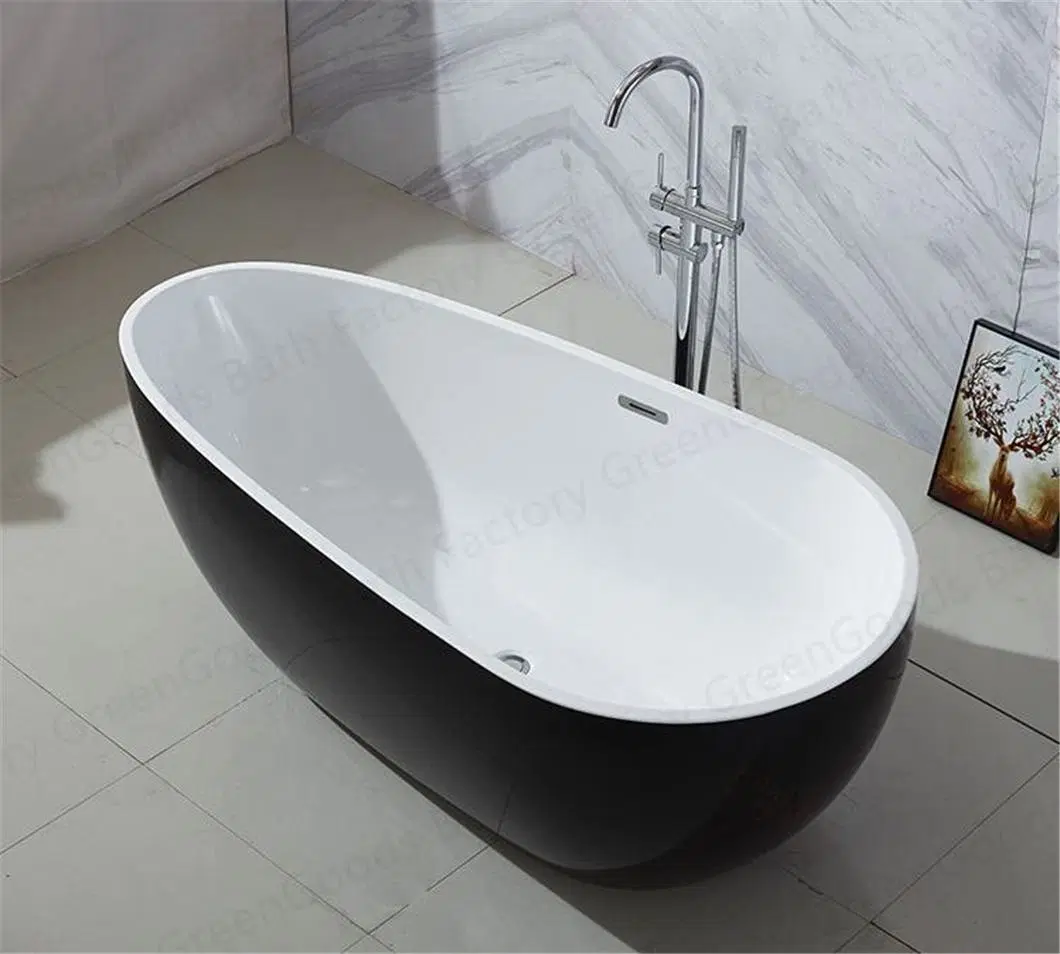 Kohler Home Bathing Grade One Kinds Bath Tub 1500 Freestanding Deep Soaking Acrylic Tanding Guangzhou Sanitary Bathroom Bathtubs