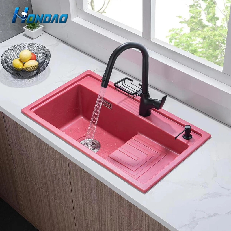 Hondao Acrylic Resin Stone Sink Modified Acrylic Stone Kitchen Sink