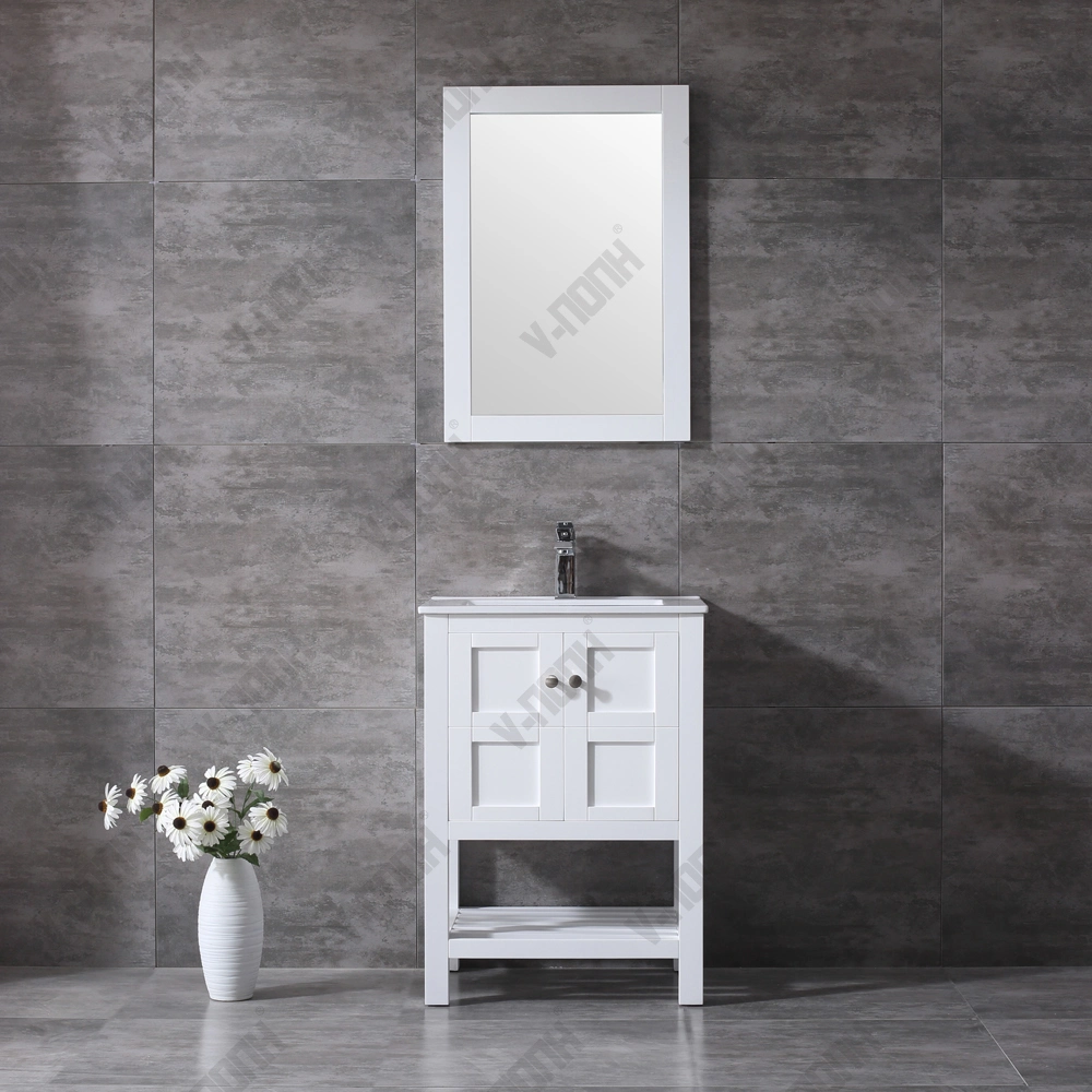 Floor Standing Solid Wood Bathroom Furniture