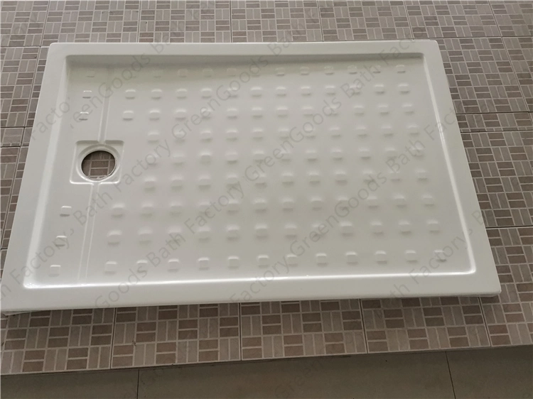 CE Zhejiang Shower Pan Base Custom Made Cheap Big Size Bathroom and Fiberglass Acryl Resin Composite Shower Trays