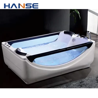 Piscina de hidromasaje interior moderna Bañera hidromasaje Ducha de hidromasaje con Chorros con parte de baño para adultos