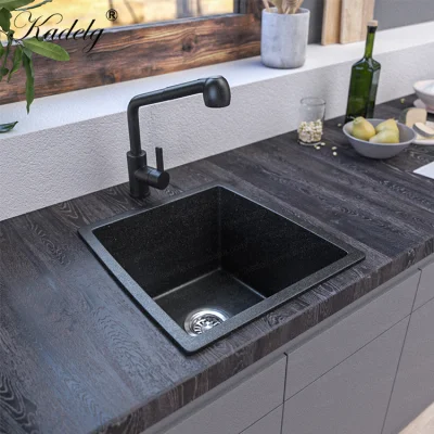 Tendencias 2021 Popular compuesto de cuarzo 1 Bowl Fregadero materiales