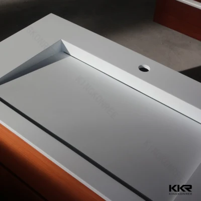 Armario de baño de superficie modernista tocador lavabo individual