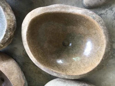 Popular Muebles de baño de tamaño personalizado Mayoristas Lave Blanco mármol Piedra Lavabo Pica