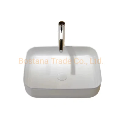 Sanitarios baño cocina Blanco cerámica lavado Lavado de la cuenca del disipador de arte