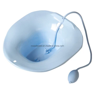  Baño de asiento para las hemorroides - Baño de asiento de inodoro - después del parto, el tratamiento de cuidado, Yoni Asiento de vapor para la Mujer, el perineo alivio, Asiento amplio, profundo Bowl