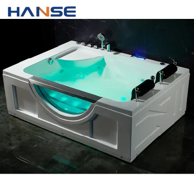  Factory Wholesale Apartment dos personas hidromasaje Masaje Bañera Aire Jet Corner Bañera en Venta