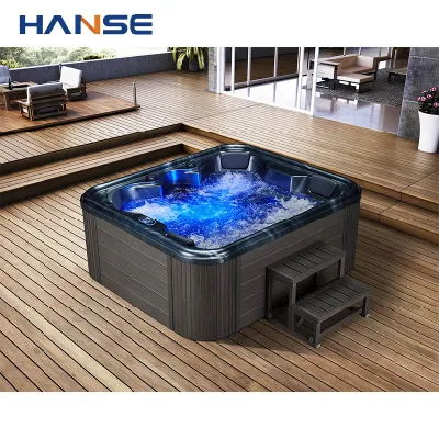 Hotel Villa Garden Bañera de hidromasaje al aire libre para 4 personas con masaje Jacuzzi hidromasaje hidromasaje Jets Hydro SPA