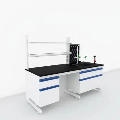  Metal suspendido gabinete con armazón de metal Laboratorio Banco de disipador de agua y el deflector Moisture-Proof/resistencia a la humedad