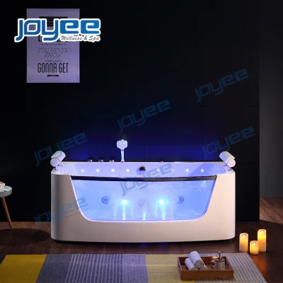 Venta Directa de Fábrica Joyee chorros de aire de una bañera de hidromasaje Jacuzzi cristal lateral para una persona de masaje en el interior de bañeras acrílicas