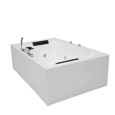 Clásico portátil piscina de hidromasaje acrílico bañera Bañera Ducha (SF5A005)
