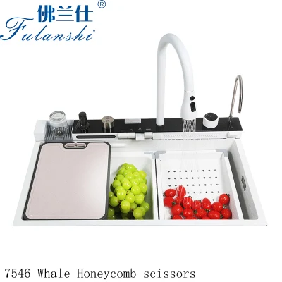  Whale Fly Rain Dragon Head Cocina Pica Acero inoxidable Precio Smart Kitchen Sink Presione para cambiar los fregaderos de la cocina