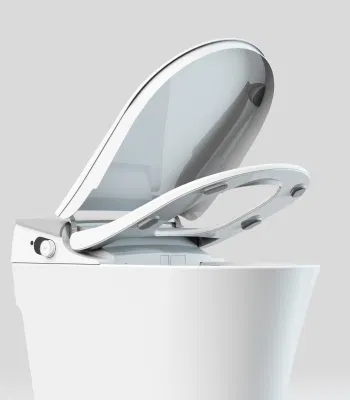 Baño de Porcelana inteligente Cuarto de baño de cuenco de cerámica automática Pieza Siphon inodoro
