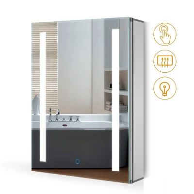 La moderna solo vanidad Lavabo armarios de baño con espejo inteligente