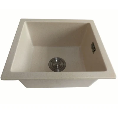  Lavabos de mano de cerámica de moda Negro Mate mármol Cuarzo Piedra Cocina Pica