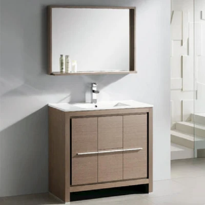 35 pulgadas solo lavabo de baño Waterproof vanidad establecer cuarto de baño personalizadas de alta calidad