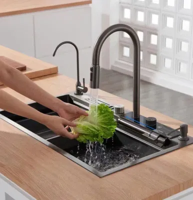 Cocina de acero inoxidable y baño drenado Doble Cuenco usado Industrial Cocina Sincls