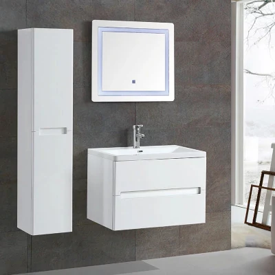  Wall-Mounted francés moderno gabinete de vanidades de baño Muebles de hogar con espejo combinación