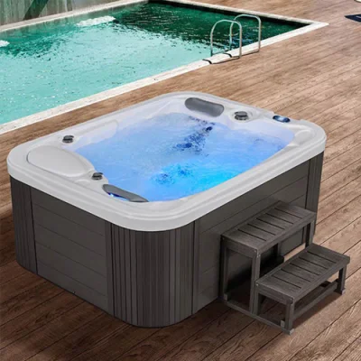  Foshan buen Precio 2-3 persona Jet boquilla Masaje Spas y.. Bañera de hidromasaje