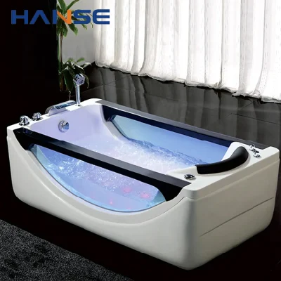 Piscina de hidromasaje interior moderna Bañera hidromasaje Ducha de hidromasaje con Chorros con parte de baño para adultos