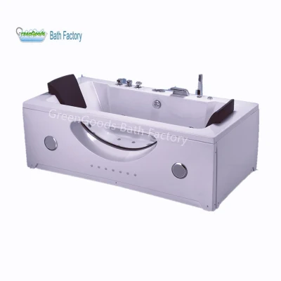 Bañera de hidromasaje Turbo SPA Jet Ducha Bañera Baños de acrílico con cristal templado