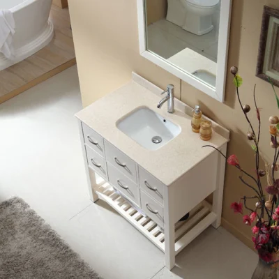 Fábrica de Foshan buen precio el cuarto de baño armario con cajones, 3201b