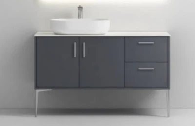 Mobiliario de baño de almacenaje independiente Armario con lavabo