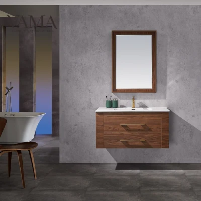  Vama 40 pulgadas Hot Well Diseño Cuarto de Baño Vanity Conjuntos de Gabinete Simple Sink 778040
