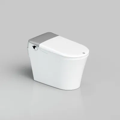  Baño de Porcelana inteligente Cuarto de baño de cuenco de cerámica automática Pieza Siphon inodoro