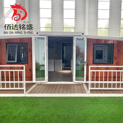  Casas plegables 20ft Oficina plegable contenedor Casa Prelab Baños plegable Casa pequeña