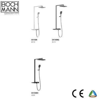 Juego de ducha de panel de mármol grifo Mezclador grifo Baño Sanitario Ware Ducha