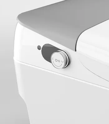 Baño de Porcelana inteligente Cuarto de baño de cuenco de cerámica automática Pieza Siphon inodoro