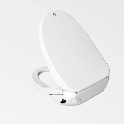 Asiento blanco con bidet calefactado con pulverizador ajustable para los sanitarios existentes Con mando a distancia