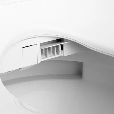 Asiento blanco con bidet calefactado con pulverizador ajustable para los sanitarios existentes Con mando a distancia