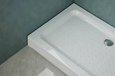 Acrílico Blanco Rectangular ambiental profunda Slim baño plano base/bandeja/Pan