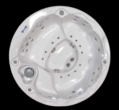 Bañera de Hidromasaje de lujo spa con hidromasaje Jacuzzi masajes acrílico bañera de hidromasaje al aire libre comercial de la ronda de la piscina spa masaje Jacuzzi