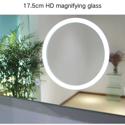  En la pared Aquacubic 33*25 pulgadas de Espejo Espejo de maquillaje resistente al agua de plata espejo baño armario LED