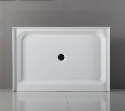  Rectangular Acrílico Integral Tile brida Bandeja de ducha Plato para Canadá Mercado 48X32pulgadas