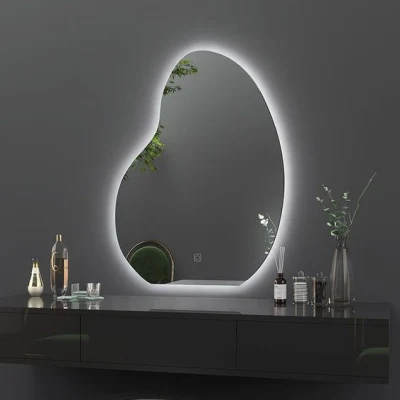  Armarios de baño de LED irregular de alta calidad Smart Touch Switch Wall Espejo lavabos espejo espejo espejo espejo para baño